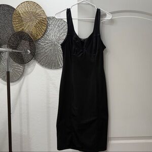 Chic Black Backless Dress